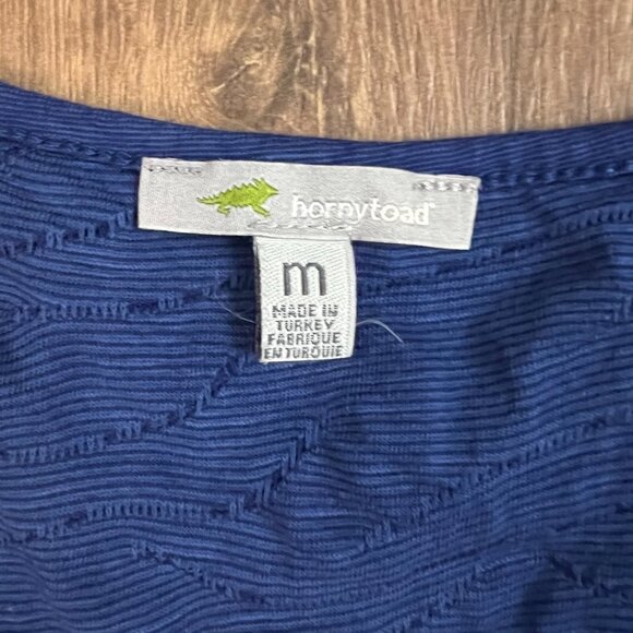 Horny Toad Women's Samba Wave Navy Tank Dress Sz M - Picture 7 of 11